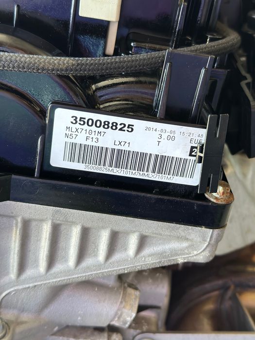 двигател БМВ BMW сто процента оборудван r N57D30B F13 640D