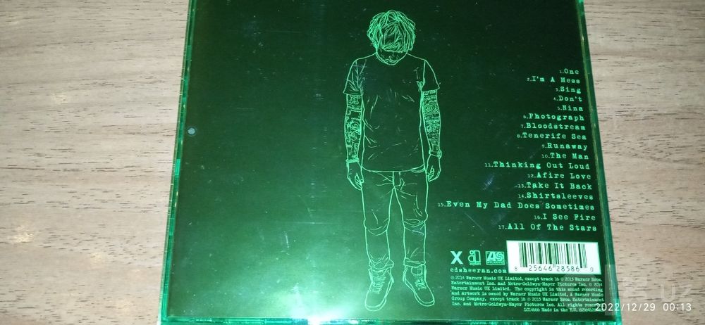 Ed Sheeran cd 2011, 2014