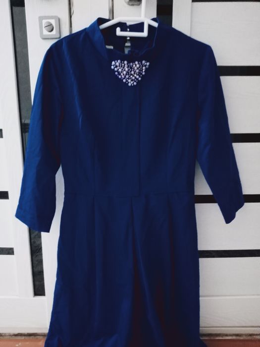 Синий платье жен