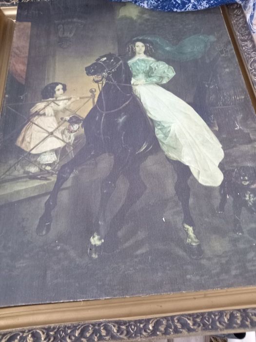 Картины СССР( Незнакомка, Всадница, Джорджоне "Юдифь"