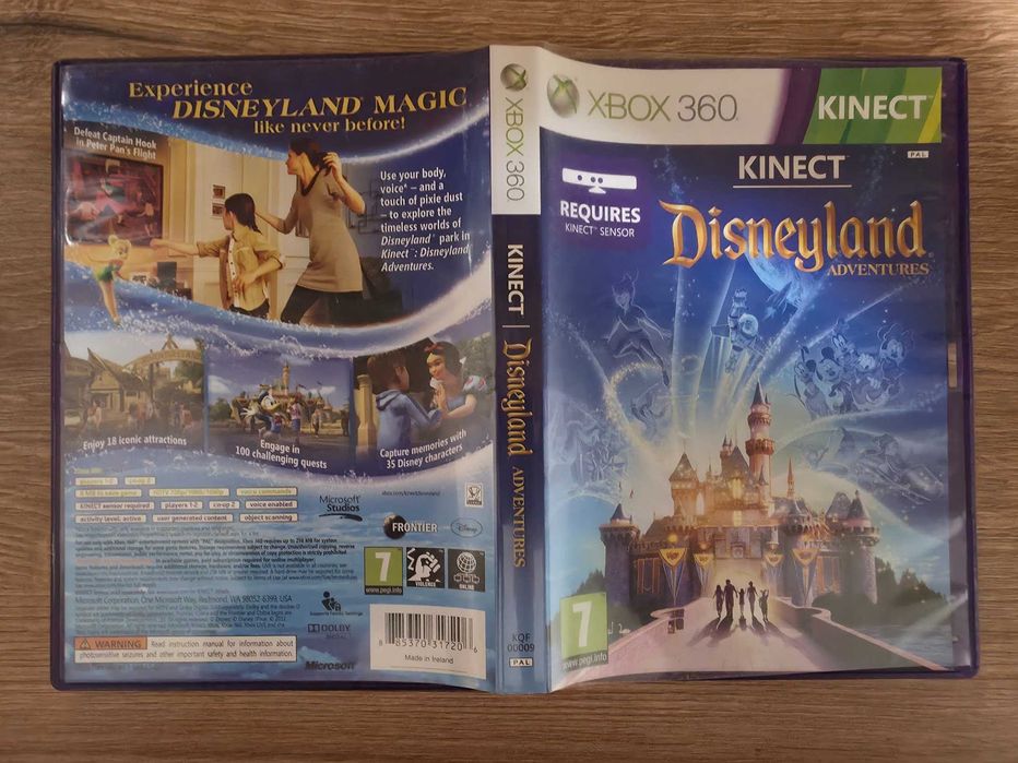 Disneyland Adventures за Xbox 360 | Kinect Required | Книжка | Тествана и работи отлично