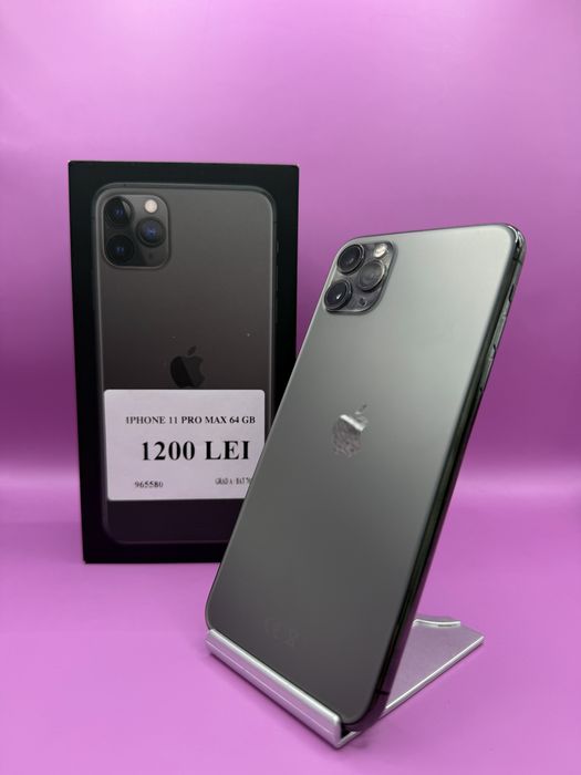 Iphone 11 PRO MAX 64GB •Matei Amanet Margeanului•9655
