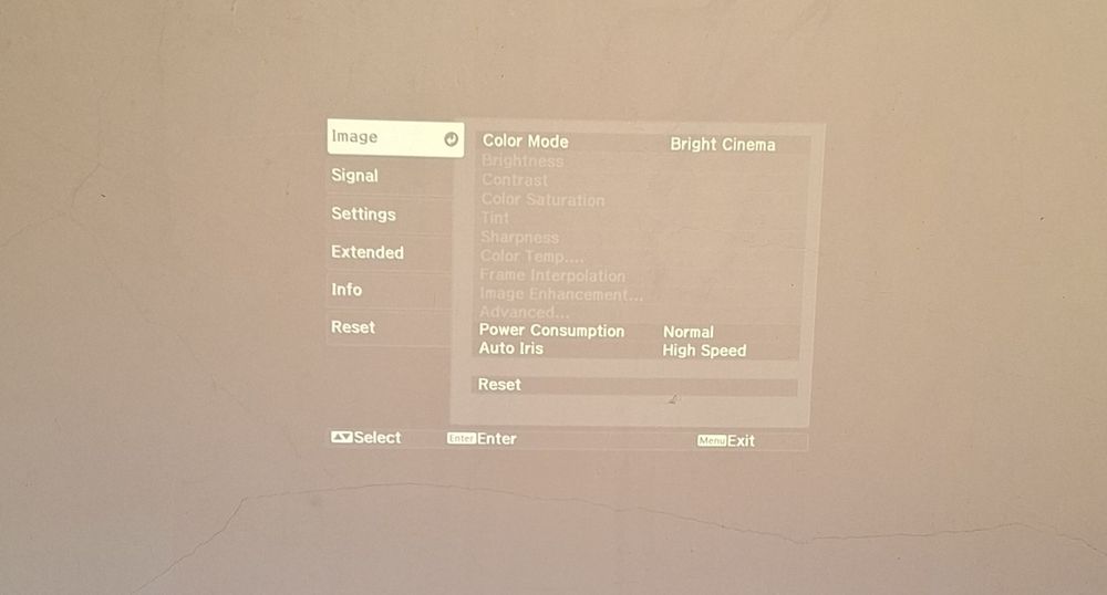 Epson EH-TW5400 retroprouector