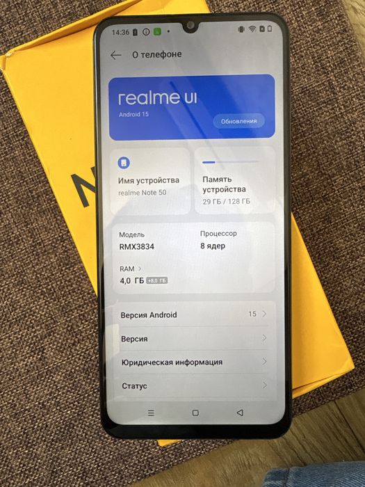 Realme Note 50 128гб