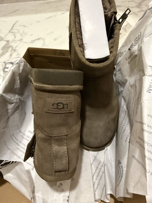 Ботушки UGG Natural Classic Mini Bailey с цип
