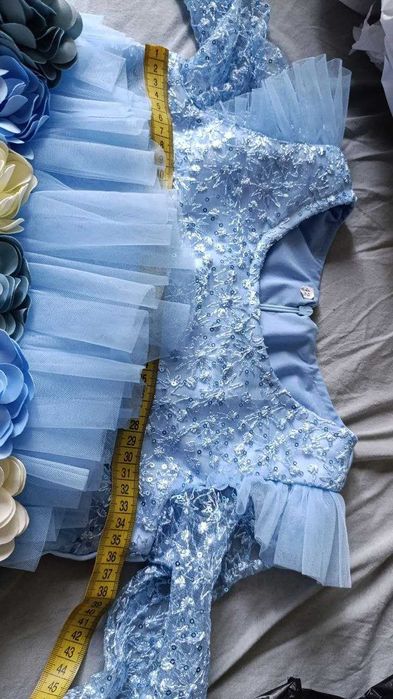 Праздничное нарядное вечерное платье для девочек на 7-8(9)лет. Эльза