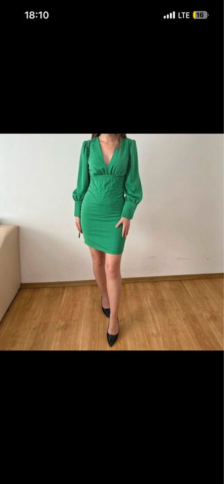 Rochie eleganta verde