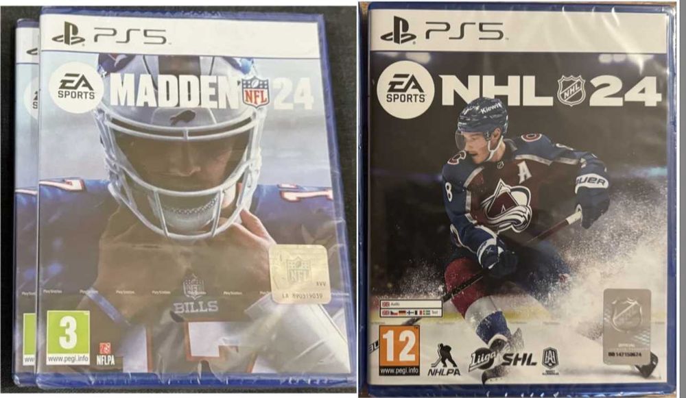 чисто нови NHL 24 и Madden 24 за PS5