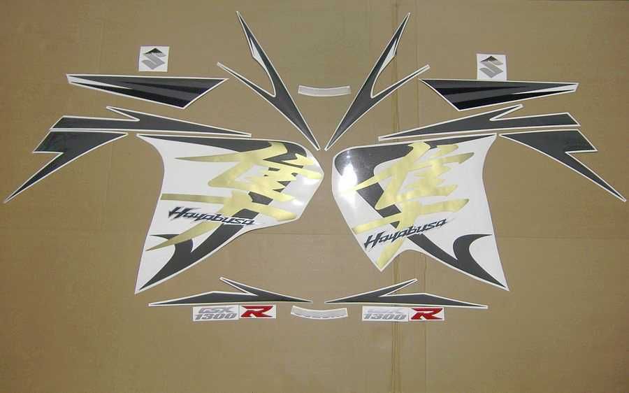 Стикери Сузуки 1340 Hayabusa 2008-2009г лепенки Suzuki Хаябуса графики