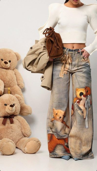 Топ модел дънки "Teddy Bear"