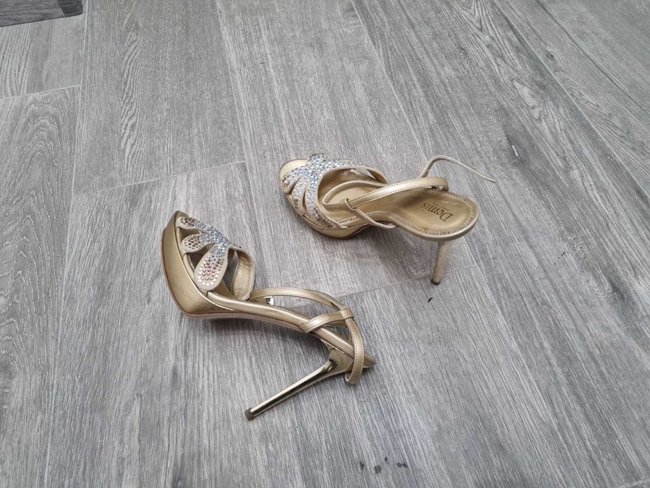 Sandale cu toc, Demis, marime 37