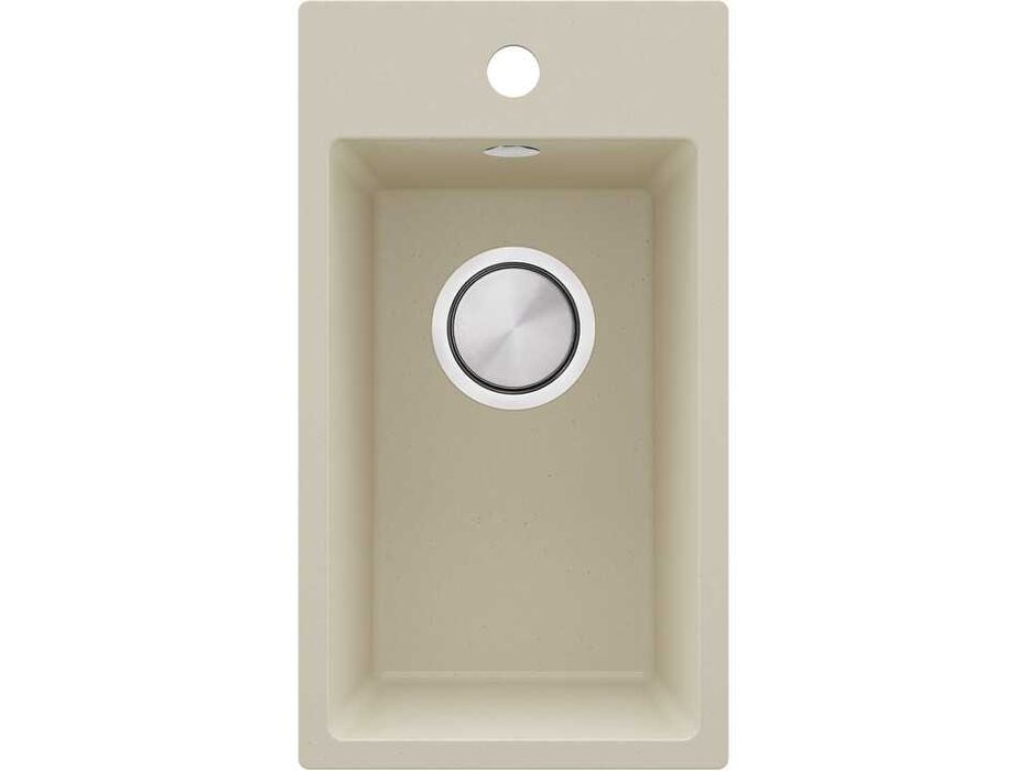 Беж кухненска гранитна мивка Рига 30 XL 280 x 500 mm