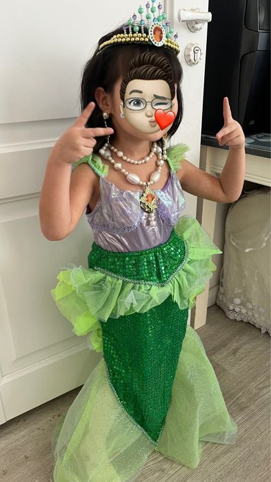 Платье русалка 5-7 лет