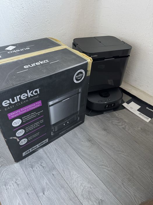 Робот Прахосмукачка + Станция за Самопочистване Eureka J15 Pro Ultra 16200Pa Сухо и Мокро Почистване