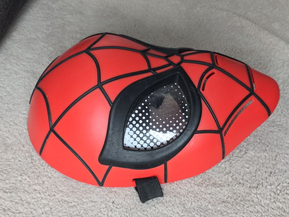 Masca Spiderman rosu-negru