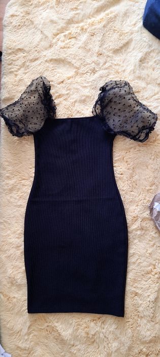 Rochie neagra+tull