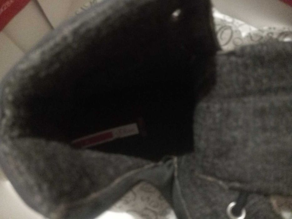 s'Oliver - немски зимни кожени ботуши, 42/43 номер