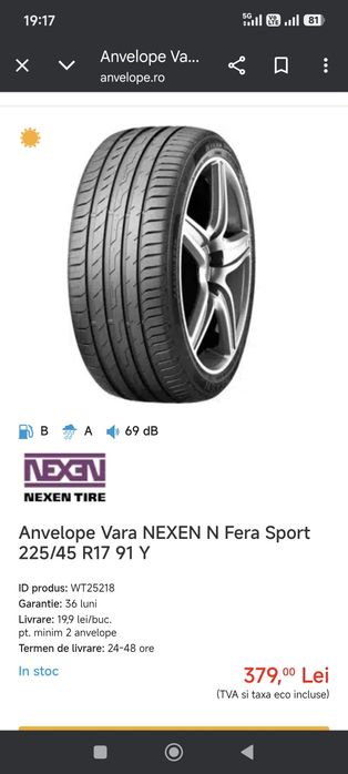 Roti Seat -Vag r17+anvelope 2025