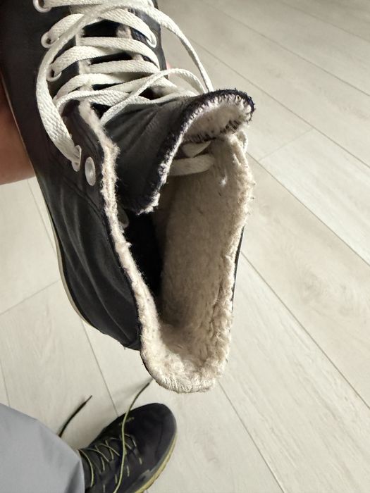 CONVERSE bascheti piele imblaniti mar.42,5 27,5 cm