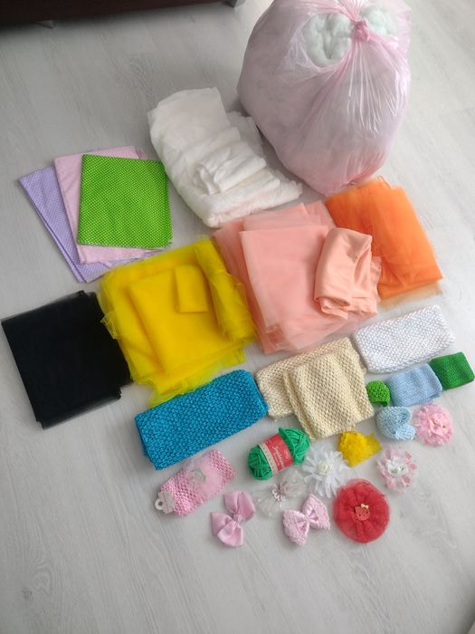 Materiale pentru handmade (fetru, tull, vatelina)