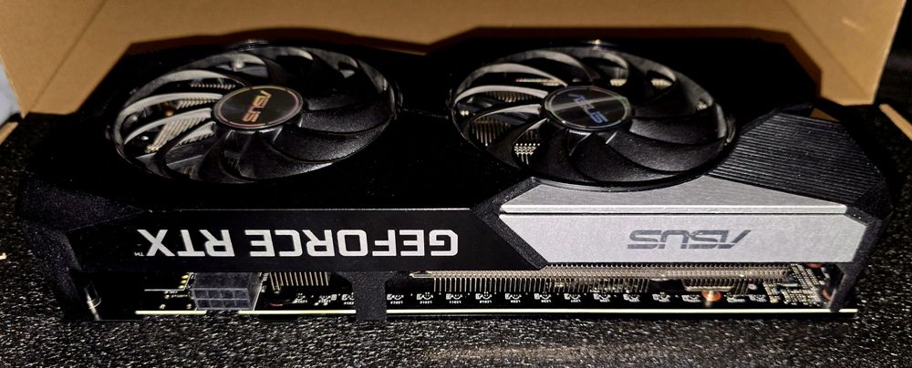 ASUS DUAL GeForce RTX 3060 OC 8GB 中古 VGA (การ์ดแสดงผล) ASUS DUAL GEFORCE RTX 3060 OC EDITION 8GB