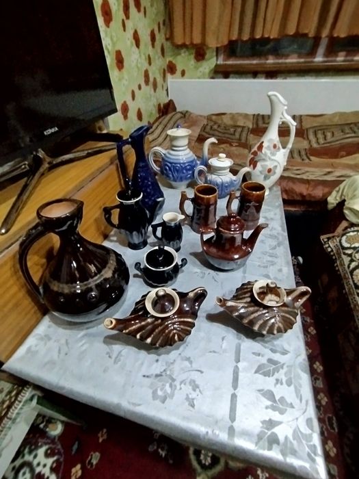 Фарфоровая посуда статуэтки