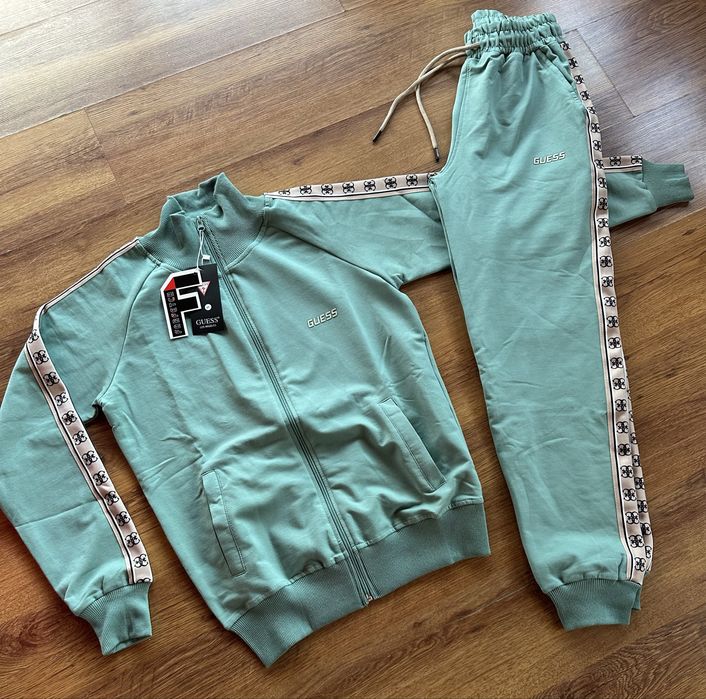Дамски,памучен екип GUESS,цвят мента