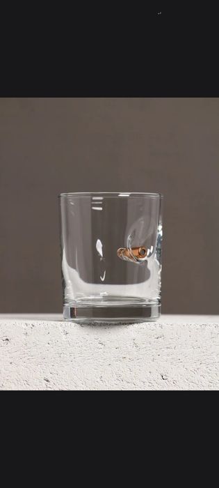 Подарок мужчинам на любой праздник стакан с пулей и гель для душа