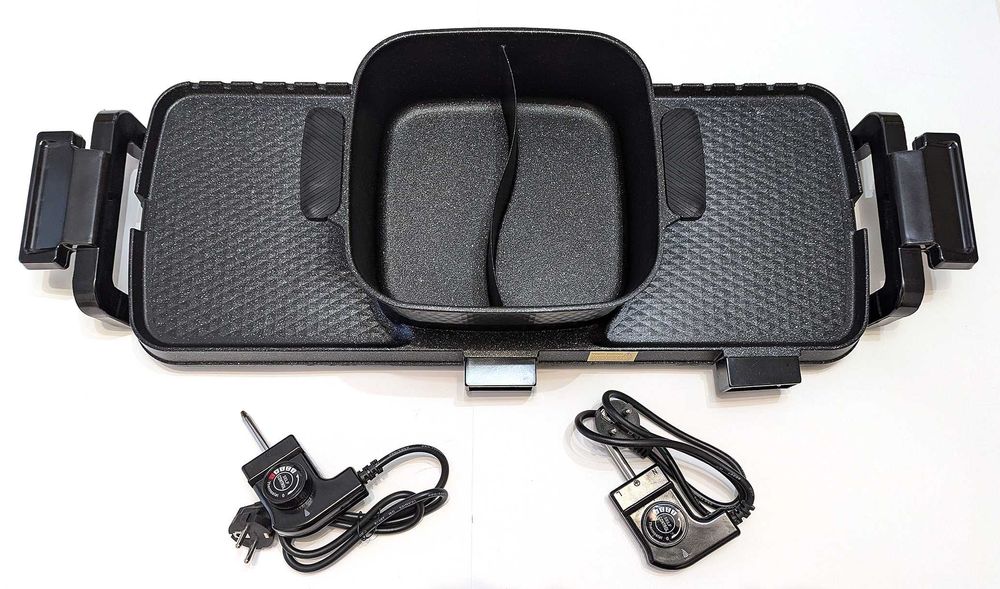 Продавам електрическа тенджера с бездимен електрически готварски грил.