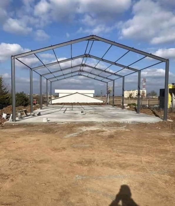 Hale metalice structurii complete
Lățime lungime și h 
5x20x4
6x20x4
8x20x4
10x20x4
12x20x4
14x20x4
16x20x4
18x30x4
20x50x4
Structurile sunt confecțio
