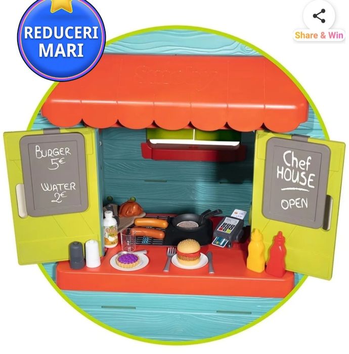 Casuta smoby chef house de lux