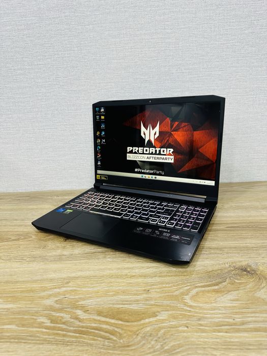 ACER Nitro Core i5-11Gen+RTX3060-6 ГБ Видеокарта, Топ Игровой ноутбук