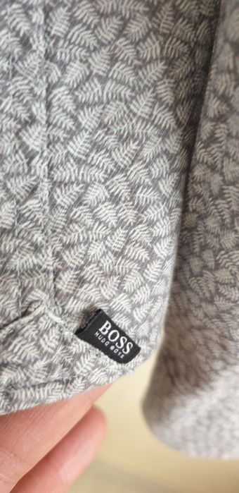 Hugo Boss Rikki Slim Fit Cotton Bamboo Mens / XL  ОРИГИНАЛ! Мъжка Риза