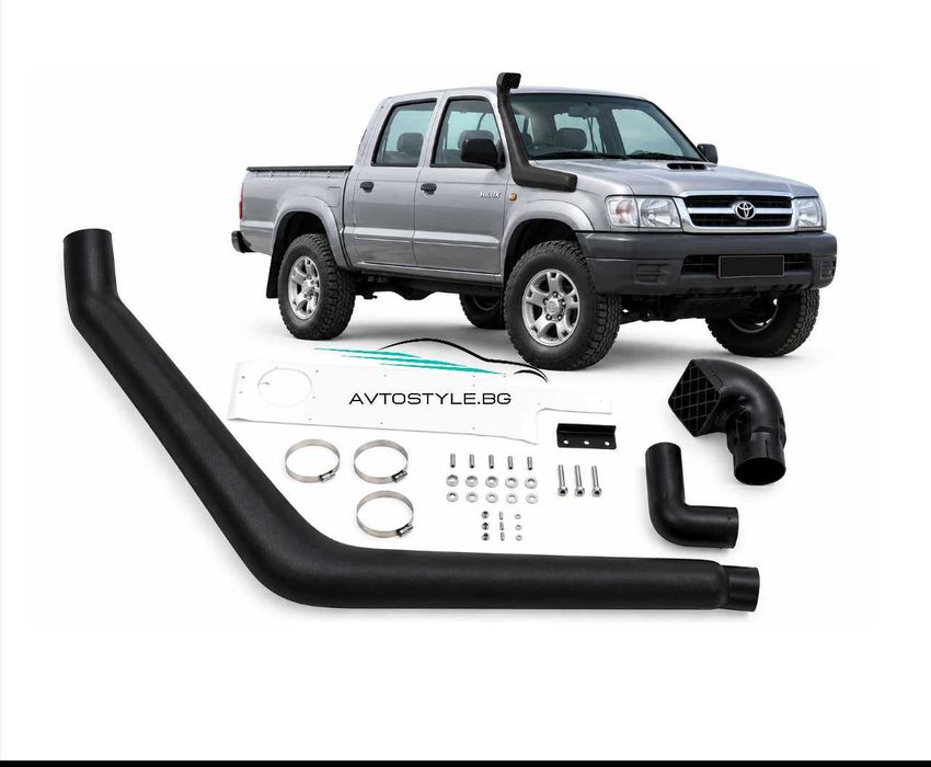 Шнорхел за Toyota Hilux Pickup, 1997-2005 г., монтаж - дясна страна