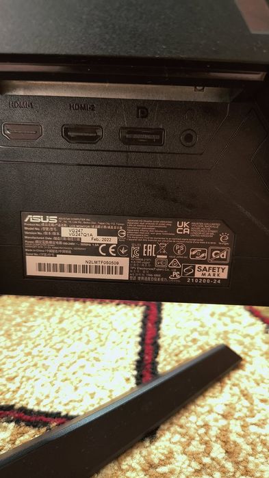 PC Gaming GTX 1060 6GB + Monitor 165Hz ASUS TUF