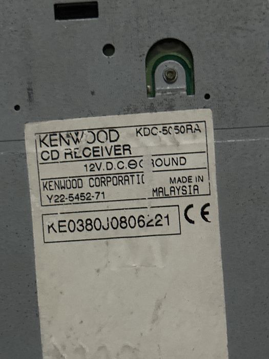Cd Player Kenwood KDC-5050RA