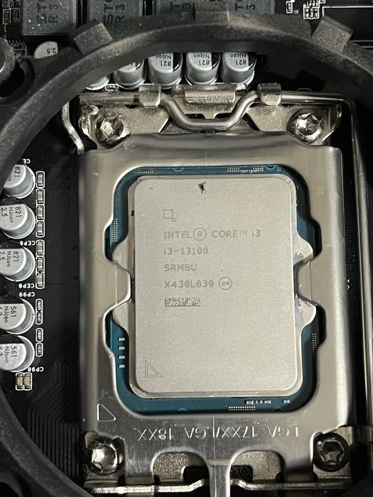 H610da materinskiy plata, core i3 13100 va cooler