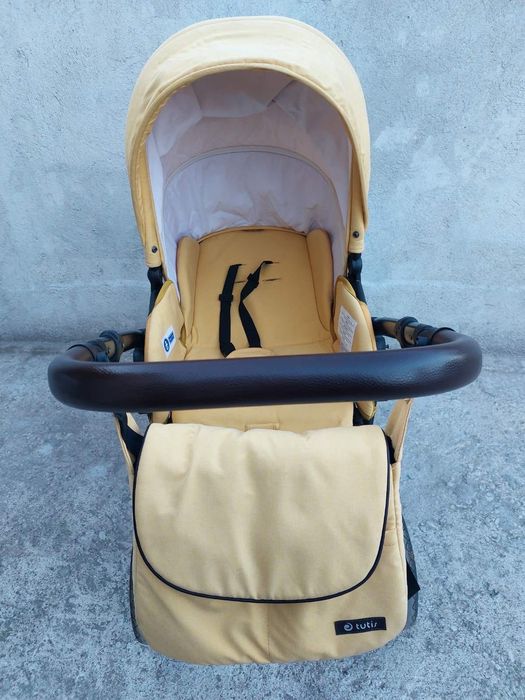 Бебешка количка 2 в 1 TUTIS VIVA LIFE, ЖЪЛТА