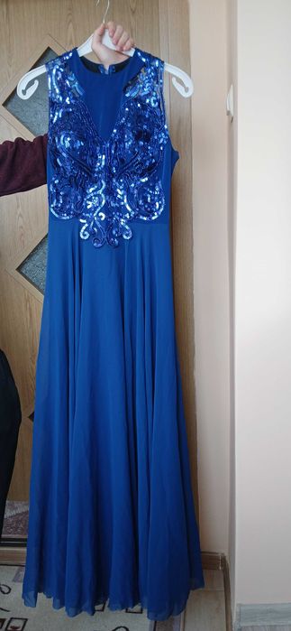 Официална дълга рокля + чанта подарък