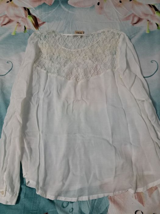 Bluza alba vascoza