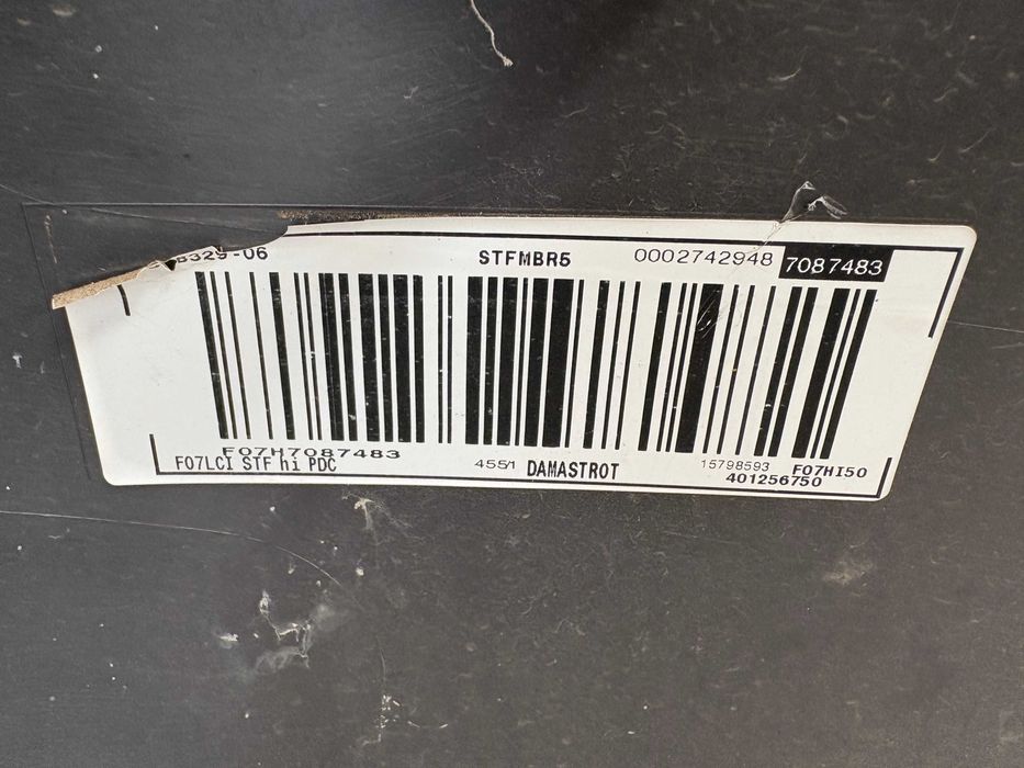 Задна броня БМВ Ф07 Гран Туризмо фейслифт BMW F07 LCI