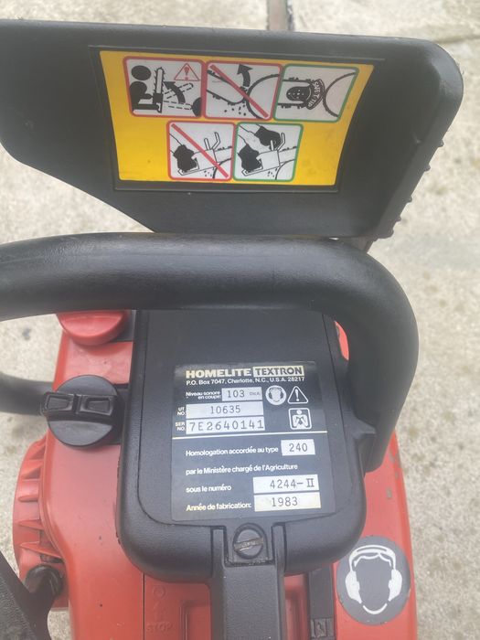 Drujba Homelite din 1983 Made in SUA