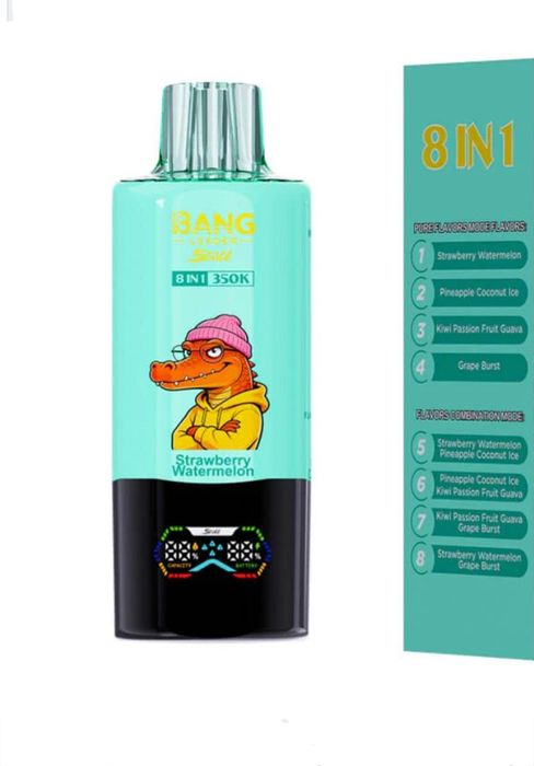 NOU! Vape BANG LEADER 350k!  8 arome diferite într-un singur dispoziti