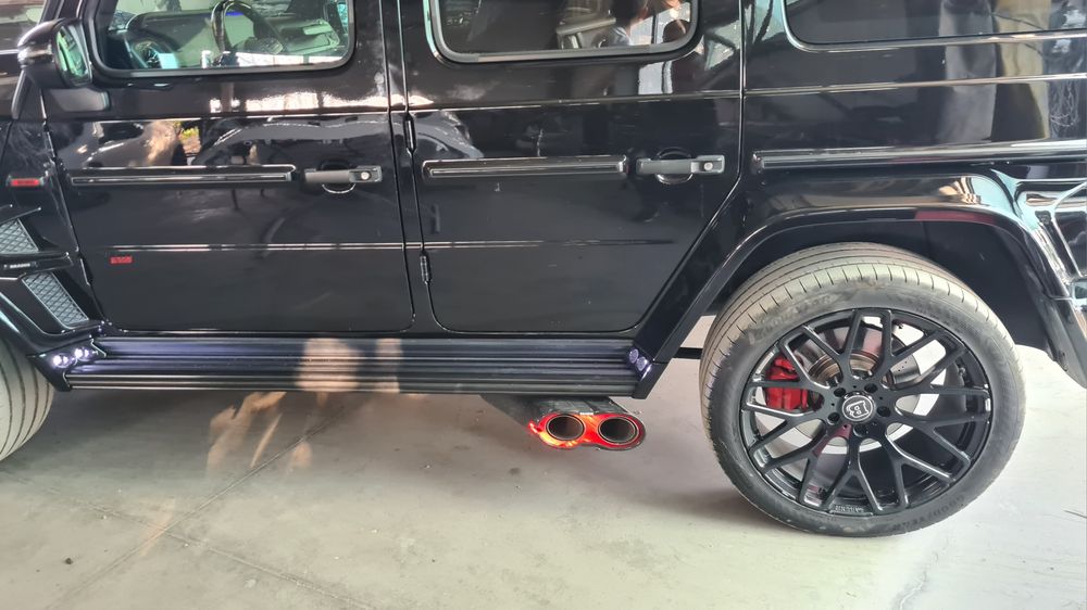 G 900 W463 AMG BRABUS ROCKET накрайници Red line