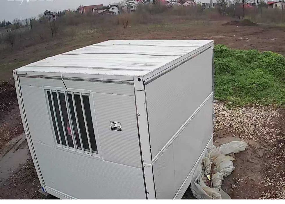 Container modular birou șantier 2.9 x 2.5 m, stare bună