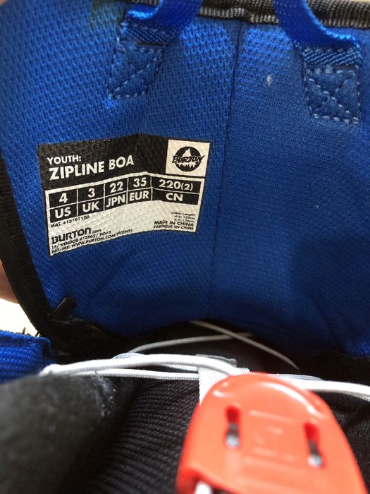 Boots Burton Zipline Boa copii 35-38 (22cm+)