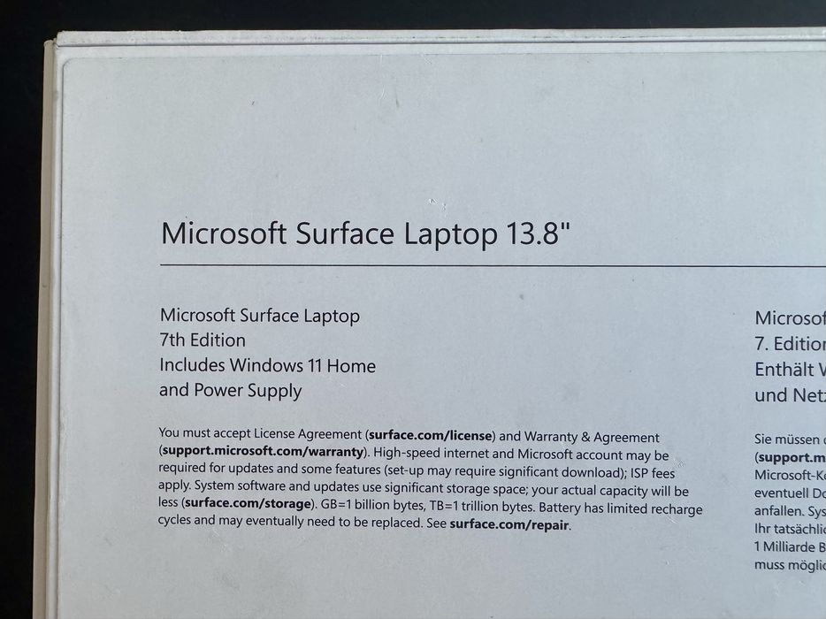 Microsoft Surface Laptop 7 13.8”  X Elite 16GB 512GB Nou Sigilat