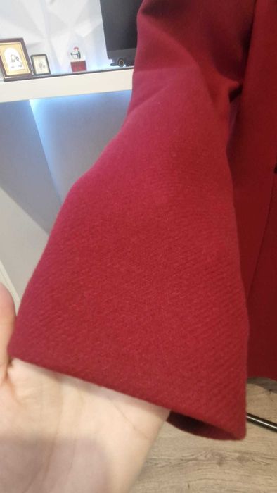 Palton zara visiniu, ca nou, marimea XS