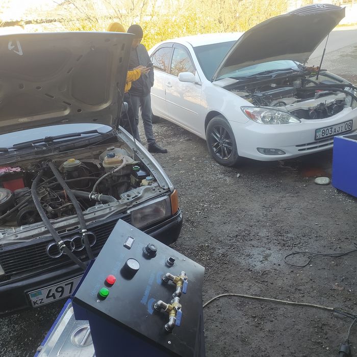 Чистка промывка радиатора печки