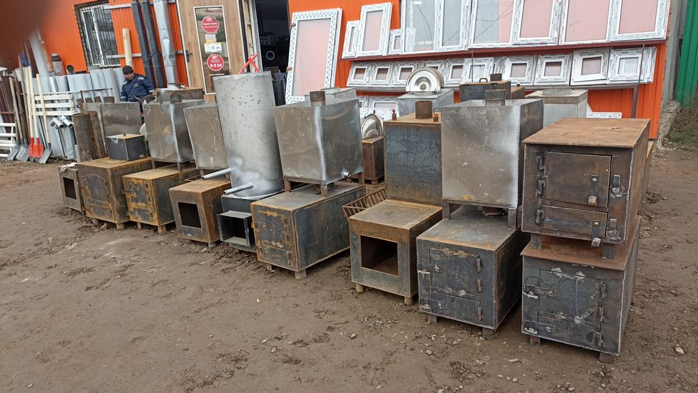 Печка катель баня